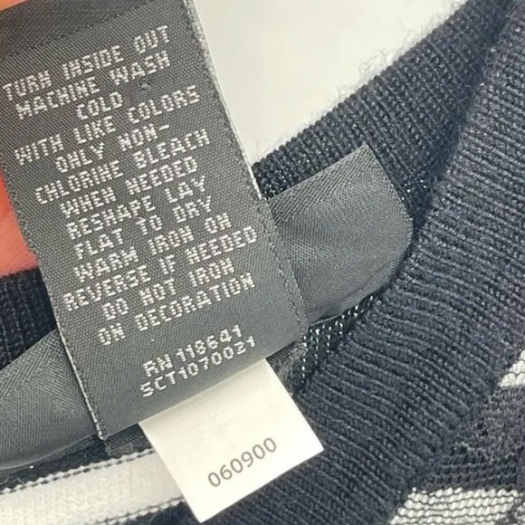 Lane Bryant Striped Sweater Dress Sz 26/28 - Picture 9 of 9